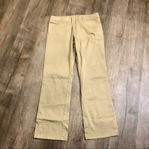 Dickies womens streight leg pants - tan - size 17